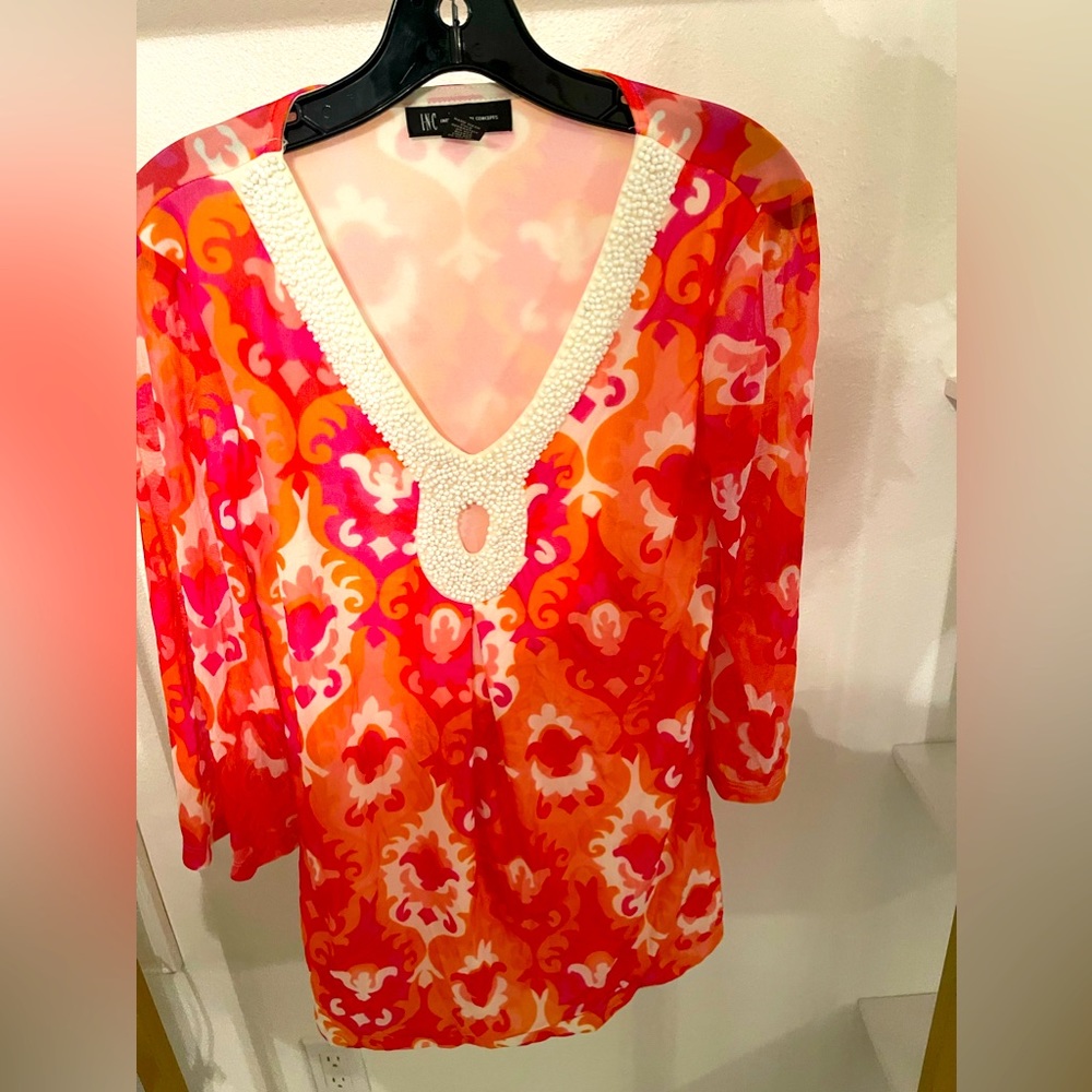 INC beaded top
